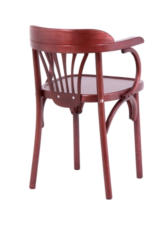 Деревянный стул Венский махагон с твердым сиденьем