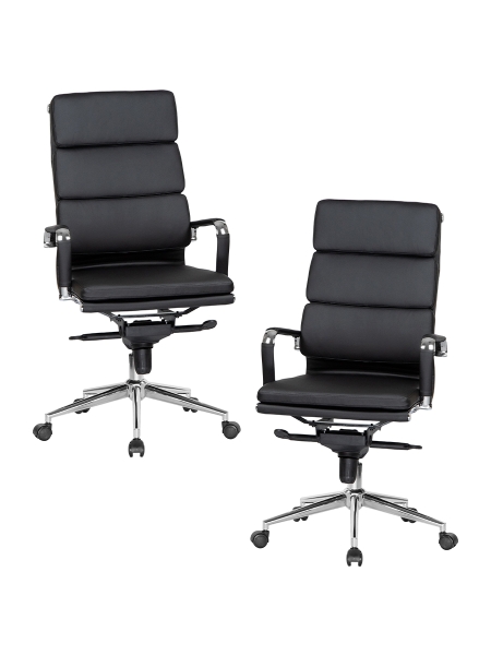 Набор 2 шт Офисное кресло для руководителей ARNOLD черный