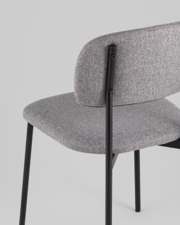 Стул Майло рогожка серый