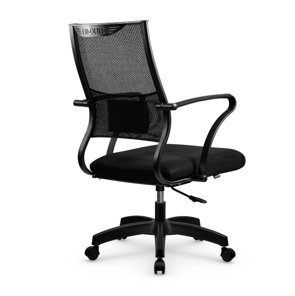 Кресло ErgoLife Sit Air M3-290K топган, пластиковое основание с треугольным сечением лучей, цвет черный