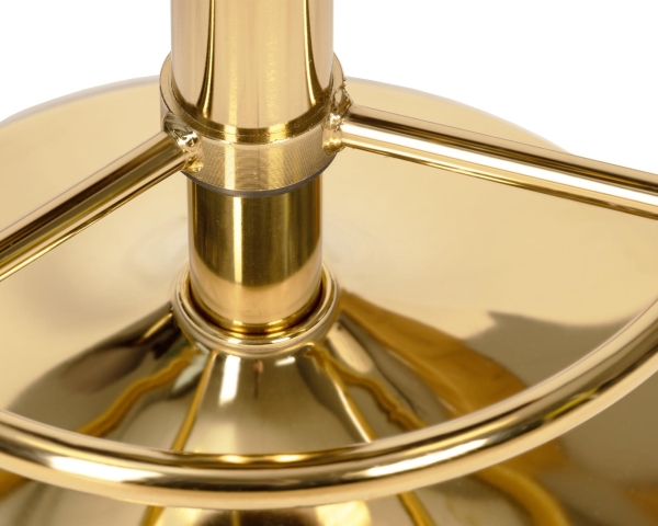 Набор 2 шт Табурет барный BRUNO GOLD, серый велюр (MJ9-75)