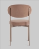 Стул Бриф DD велюр капучино каркас капучино муар