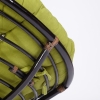 Кресло-качалка "PAPASAN" w 23 и 01 B с подушкой, античный черно-коричневый, флок олива, 23