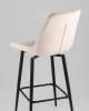 Стул барный Флекс с поворотным механизмом велюр бежевый
