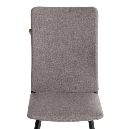 Стул обеденный La Rousse серый с черными ножками