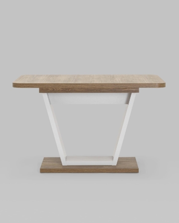 Стол Vector 120-160*80 дуб Канзас, пепел