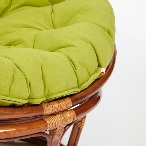 Кресло "PAPASAN" 23/01 W, с подушкой, орех, флок олива 23