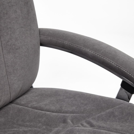 Кресло SOFTY LUX флок, серый