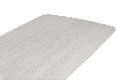 Керамический стол Grig 165(240)x90 серо-бежевый