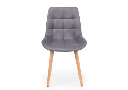 Стул деревянный Челси 360 темно-серый (zd 995), светлое дерево np