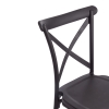 Стул CROSS (mod. PL24) пластик, 48х58х89 см, черный