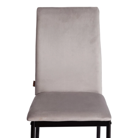 Стул CAPRI (mod. BC565-DC) светло-серый, черный