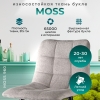 Стул полубарный Base букле серый MOSS 960 60см фото в интернет-магазине Stoolmarket