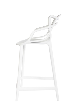 Полубарный стул Masters белый