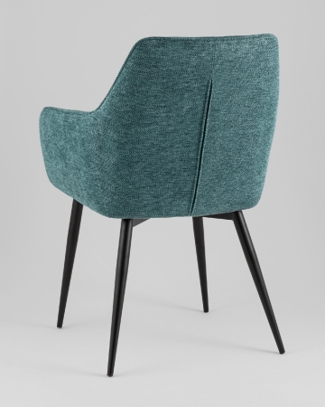 Стул обеденный Lynet рогожка голубой