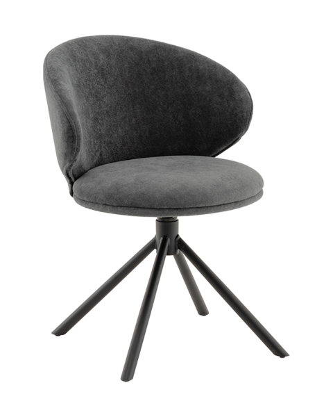 Стул Труфальд велюр темно-серый