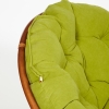 Кресло-качалка "PAPASAN" w 23 и 01 B с подушкой, орех, флок олива, 23