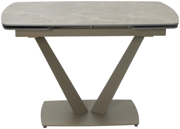 Стол ALATRI 120 MATT LATTE STONE SOLID CERAMIC, TAUPE