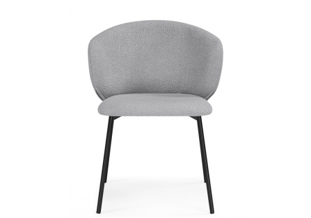 Стул на металлокаркасе Рикко серый (81 cloud), черный