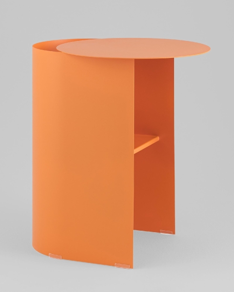 Журнальный столик Floire металл оранжевый