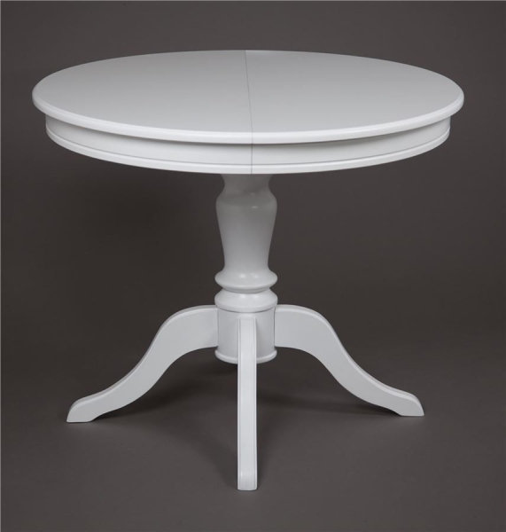 Стол "Эгина-2" белый, шпон бук тип 2