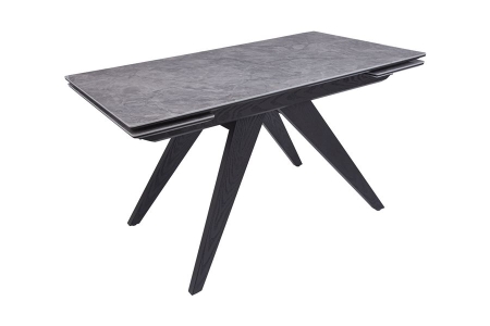 Стол Невада керамика 1400*800+300+300 керамика Baolai, черный