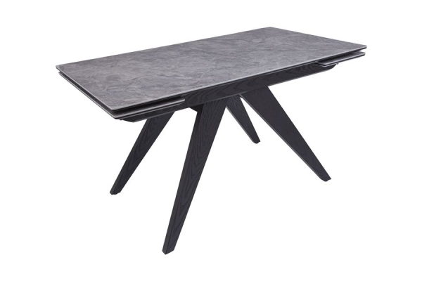 Стол Невада керамика 1400*800+300+300 керамика Baolai, черный