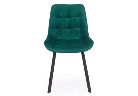 Стул на металлокаркасе Челси 360 П зеленый (zd 667), черный np