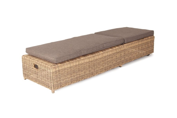 Шезлонг Рим с подушкой цвет соломенный