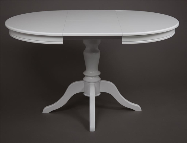 Стол "Эгина-2" белый, шпон бук тип 2