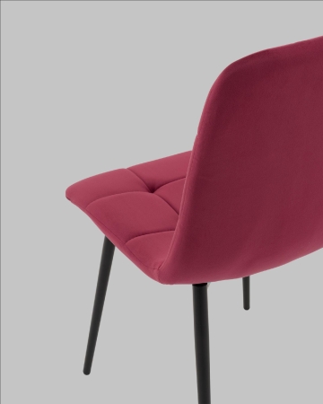 Стул Одди NEW велюр красный