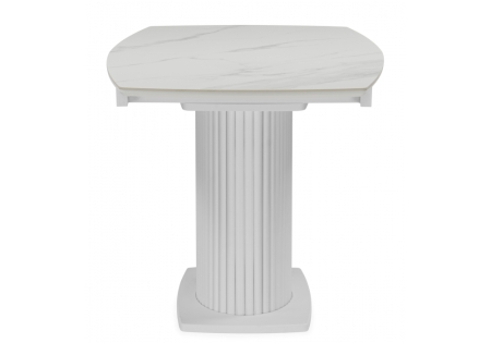 Керамический стол Фестер 140(180)х80 snow white, белый