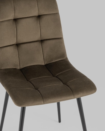 Стул Одди велюр коричневый