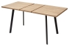 Стол ФИН 120 дуб канзас, черный каркас