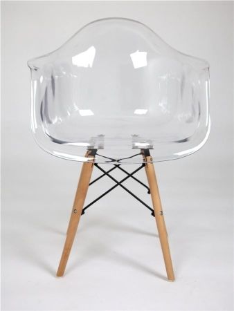 Стул пластиковый PC 817 прозрачный Leon