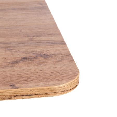 Стол обеденный SMART ЛДСП, 105-140х68,6х75 см, дуб вотан, белый