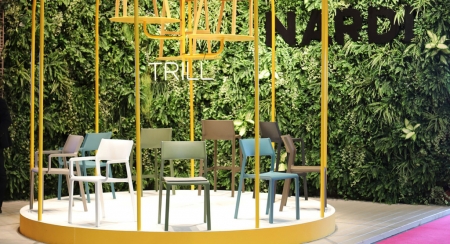 Стул пластиковый Trill Bistrot антрацит