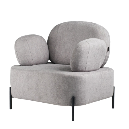 Кресло Джой букле серый MOSS 960