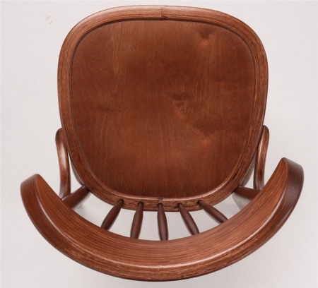 Стул венский Линц средний тон с твердым сиденьем