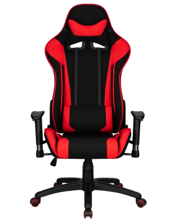 Кресло игровое DALLAS черно-красная ткань