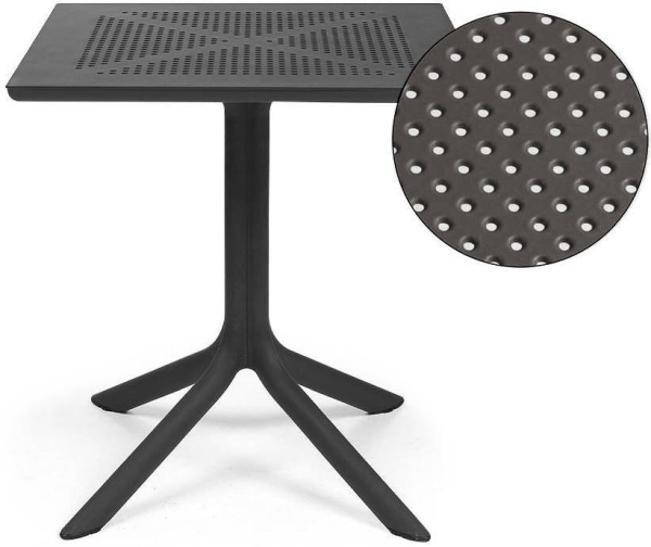 Стол пластиковый обеденный Clip 70 Стол пластиковый обеденный Clip 70