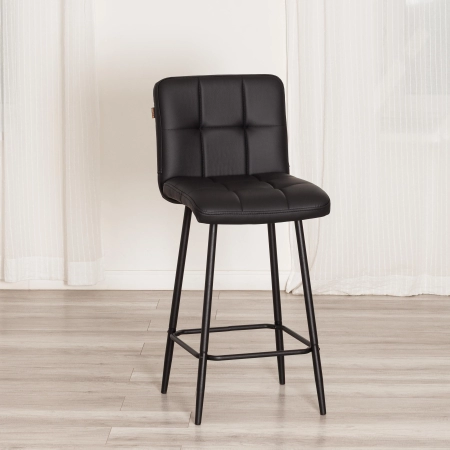 Полубарный стул Медео черный