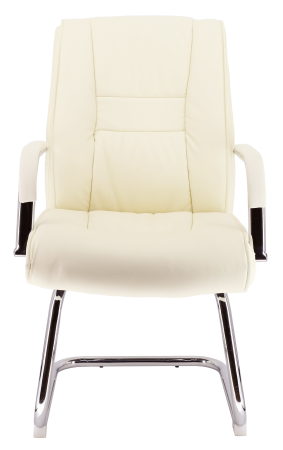 Кресло для посетителей Kent CF экокожа кремовый