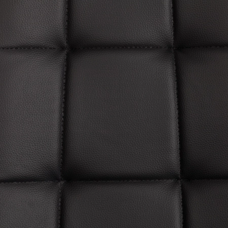 Стул обеденный Asti черный, экокожа и металл, мягкое сиденье, без подлокотников