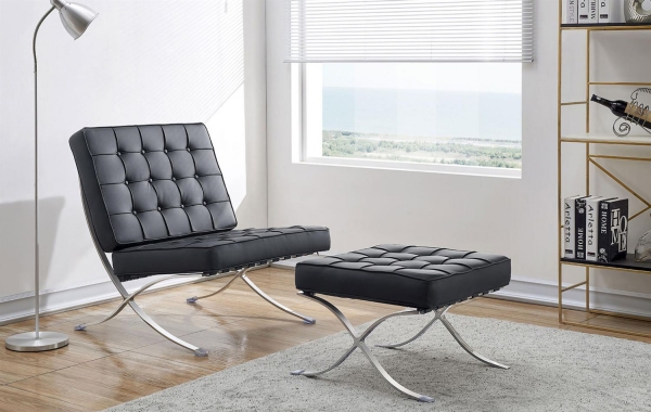 Оттоманка BARCELONA черный