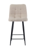 Стул полубарный Base экомех бежевый HUSH 130 60см