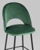 Стул барный Меган велюр зеленый 2 шт.