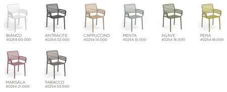 Кресло пластиковое Doga пластик розовый