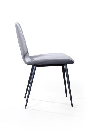 Стул Adam рогожка комби серый