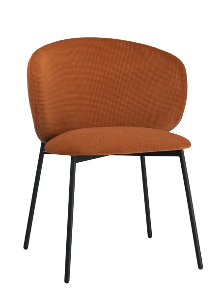 Стул для кухни SOLIS терракотовый гусиная лапка BERNS 413, комплект 2шт